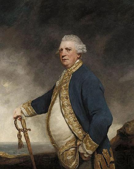 Sir Joshua Reynolds Portrait of Admiral Augustus Keppel Spain oil painting art